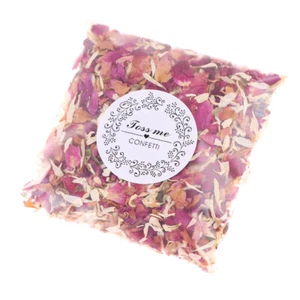 10g/bag Wedding Confetti Dried Flower Petals Biodegradable Rose Petal Wedding - Picture 1 of 8