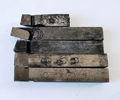 (5) C6 BR6 Carbide Tipped 3/8" X 3/8" HSS Lathe Tool Bit Cutting Tool USA - Image 1 of 4