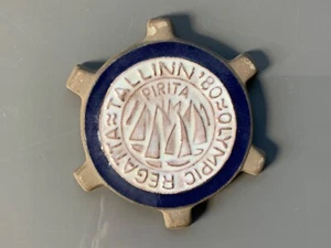 Vintage USSR Soviet Russia Moscow Olympic 1980 Wall Plaque TALLINN REGATTA - Picture 1 of 10