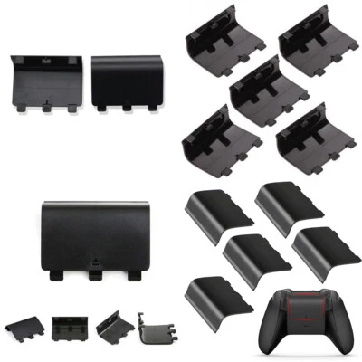 US 10Pc For Xbox One Battery Cover Back Wireless Controller Replacement Black