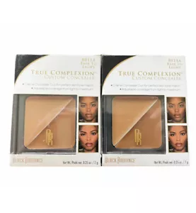 (2) Corrector Personalizado Black Radiance True Complexion con Esponja 8011A JUSTO a LIGERO - Imagen 1 de 2