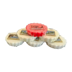 YANKEE CANDLE Lot - Tart Melts x 6 clean cotton /coconut bay /true rose wax melt - Picture 1 of 8