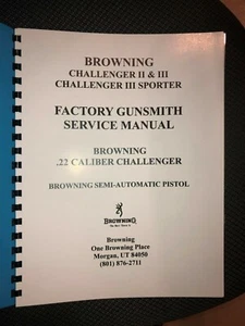 DETAILED GUNSMITH MANUAL BROWNING CHALLENGER II, III, illustrated & referenced - Bild 1 von 3