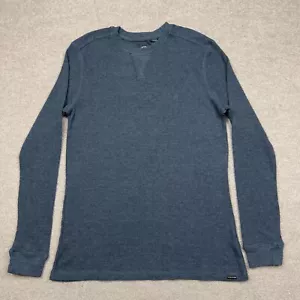 Volcom Mens Shirt Gray Medium M Long Sleeve Thermal Pullover Casual Adults Stone - Picture 1 of 9