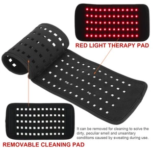 30W 660nm Red &850nm Near Infrared Light Therapy Waist Wrap Pad Belt Pain Relief - Picture 1 of 5