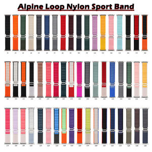 For Apple Watch 9 8 7 6 SE Ultra 2 Nylon Sport Band Strap Alpine Loop 44/45/49mm
