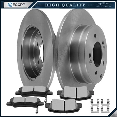 Brake Rear Ceramic Pads Rotors For 2011-2015 Hyundai Sonata 2013-2018 Kia Optima Foto 1 de 4