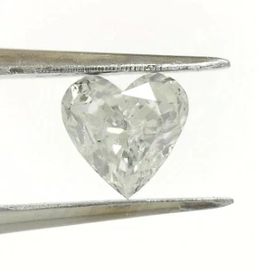 Heart Diamond 0.89 Ct H I1 Loose Natural Engagement Birthday Gift Present Jewel - Picture 1 of 12