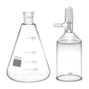 Buchner Funnel Filtering Kit 250ml Funnel 1000ml Filter Bottle Suction Filter - Picture 1 of 15