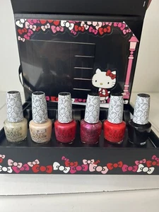 OPI 2016 Limited Edition HELLO KITTY Collectors Display Box with 6 Kitty Colors - Picture 1 of 22
