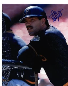 DON SLAUGHT AT BATTING CAGE PITTSBURGH PIRATES SIGNED AUTOGRAPHED 8X10 - Picture 1 of 1