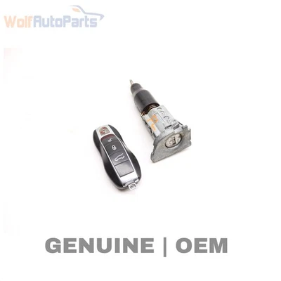 2011-2018 PORSCHE CAYENNE - LOCK Cylinder SET W/ KEY 95853890104 - Image 1 of 4