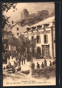 CPA La Maléne, le Grand-Hotel, l´Eglise - Picture 1 of 2