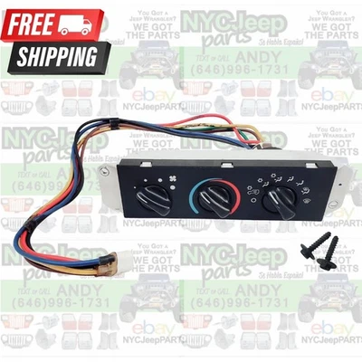 with AC Heater Control Temp w/ Vacuum Harness 2005-2006 Jeep TJ Wrangler - Image 1 of 4
