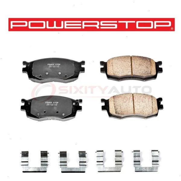 PowerStop Front Disc Brake Pad & Hardware Kit for 2006-2011 Hyundai Accent - fi Foto 1 de 4