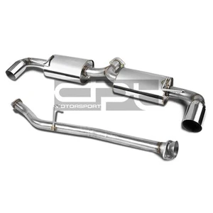 FIT MAZDA RX-8 RX8 SE3P STEEL DUAL CATBACK EXHAUST MUFFLER 3.5" TIP+GASKET+BOLTS - Picture 1 of 1