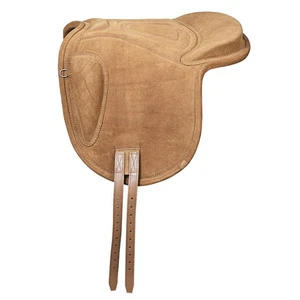 46BT Sp101-F Baretek English Leather Bareback Horse Saddle Pad Trail Riding - Picture 1 of 7