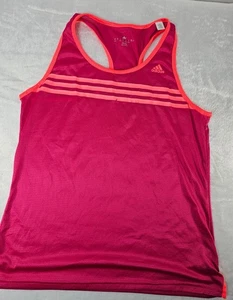 Adidas Women's Racerback Tank Top - Pink - SZ Large - Picture 1 of 9