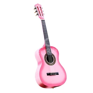 Melodic 34 Inch Acoustic Guitar 6 Strings Wooden for Kids Gift w/Carry Bag PK - Picture 1 of 12