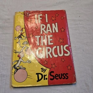 If I Ran the Circus by Dr. Seuss 1956 Random House Early Printing w/ Dust Jacket - Imagen 1 de 9