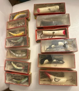 13! VTG Lazy Ike & Kautzky Orig Fishing Lures in Boxes Deep Ike, Huskie, Top Ike - Picture 1 of 15