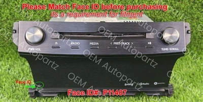 Lexus IS200T IS300 IS350 2017-2019 Gracenote HD radio XM radio unit 86140-53470 - Image 1 of 4