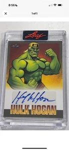 leaf reimagined Hulk Hogan Signed Card - Picture 1 of 1