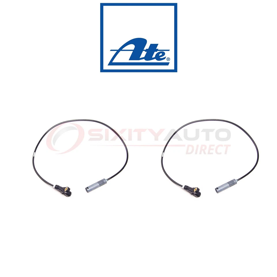 2 pc ATE Rear ABS Wheel Speed Sensor for 1996-1999 BMW 328is - Antilock bd Foto 1 de 4