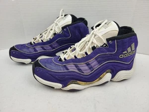 Scarpe Vintage 1998 Adidas EQT KB8 2 KOBE Bryant Mamba Taglia 13 Laker Viola *LEGGI - Foto 1 di 16