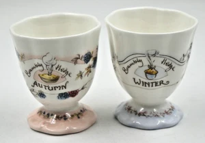 ROYAL DOULTON BRAMBLY HEDGE EIERBECHER HERBST & WINTER PAAR 1. QUALITÄT EIERBECHER - Bild 1 von 2