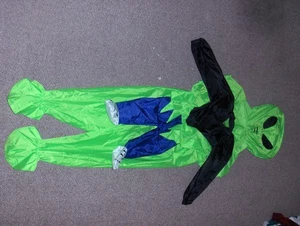 Jungen Aufblasbares Alien Pick Me Up Kostüm Kind Kinder Halloween Alien Kostüm - Bild 1 von 3