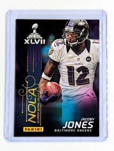 2013 Panini Super Bowl XLVII Promo Ravens #8 Jacoby Jones NOLA LEGGI - Foto 1 di 2