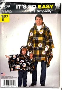 Simplicity Sewing Pattern Poncho Cape Child & Adult  New Uncut 1269 - Picture 1 of 2