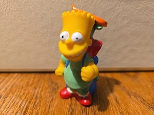 Bart Simpson Camping Rucksack Simpsons Figur 1990 Burger King Spielzeug TB0018 - Bild 1 von 3
