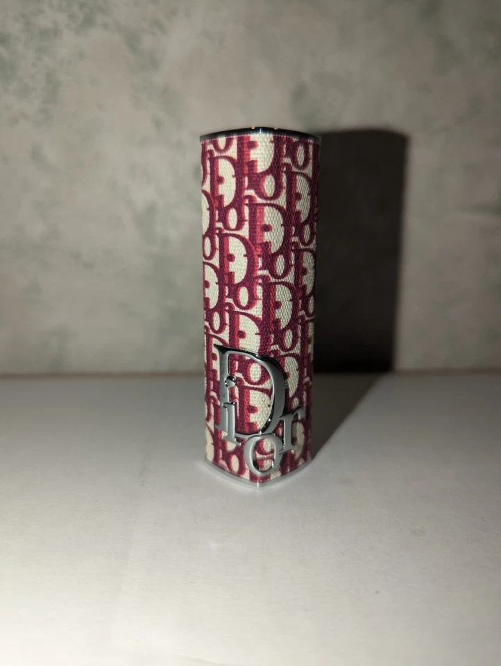 Dior Addict Lipstick Case Limited Edition Burgundy Oblique Trotter Monogram -NEW - Image 1 of 1