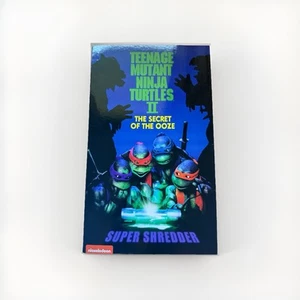 NECA Teenage Mutant Ninja Turtles 2 II Super Shredder Secret of the Ooze Nuovo!! - Foto 1 di 4