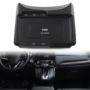 Samochodowa ładowarka do telefonu komórkowego Wireless Charger Pad do Honda CRV CR-V 2017 2018-2019 - Zdjęcie 1 z 11