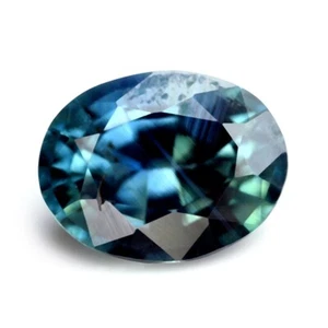 Dazzling Certified 0.52ct Natural Teal Sapphire VS Clarity Australian Oval 5x4mm - Picture 1 of 4