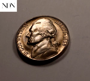 1939-S Jefferson Nickel - Gem BU++ (pasos completos - FS) - ¡Fecha clave! #N440 - Imagen 1 de 3