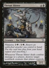Magic the Gathering MTG Throat Slitter LP/NM- Betrayers of Kamigawa 4x Available