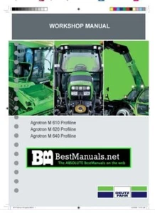 Deutz Agrotron_M610_M620_M640_Profiline_Tractor_Workshop Manual - Picture 1 of 4