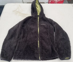 Schwarze Columbia Daunen-Fleecejacke mit Reißverschluss für Jugendliche Größe 10-12 - Bild 1 von 3