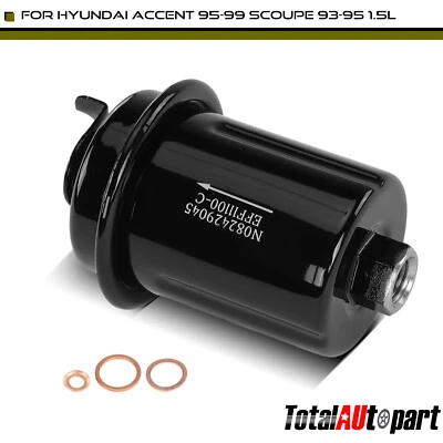 Filtro de combustible para Hyundai Accent 1995-1999 Scoupe 1993-1995 L4 1,5 L gas en línea Foto 1 de 4