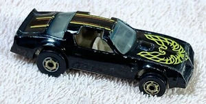 Hot Wheels Hot Bird 1977 Black Malaysia Base, Tan Interior, SMOKY & BANDIT! - Picture 1 of 12