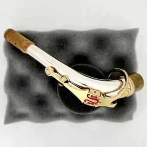 Vintage Yanagisawa Alto Neck - Solid Sterling Silver - Size 95 - 1980s 1990s - Picture 1 of 9