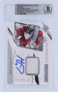 Autographed Haydn Fleury Hurricanes Hockey Slabbed Rookie Card