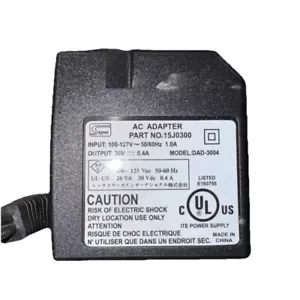Skynet | P/N:15J0300 | Model:DAD-3004 AC Power AdapterLexmark Printer (Untested) - Picture 1 of 3