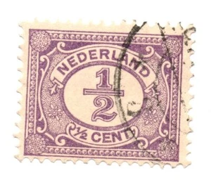 Paesi Bassi SG: 167 1899 francobolli giornalieri nuovi 1/2c viola usati (a15) - Foto 1 di 1