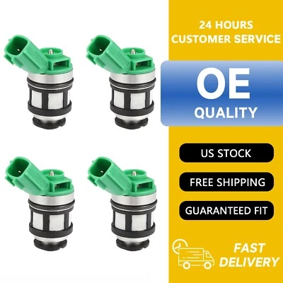 4x New Fuel Injectors For 96-04 Nissan Frontier Xterra 2.4L 16600-1S700 Foto 1 de 4