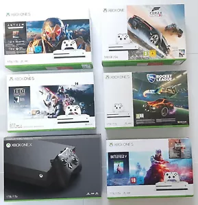 Xbox One S X Konsolen 500GB 1TB Bundle Set + Spiel NEUWARE Forza 7 Star Wars - Bild 1 von 67